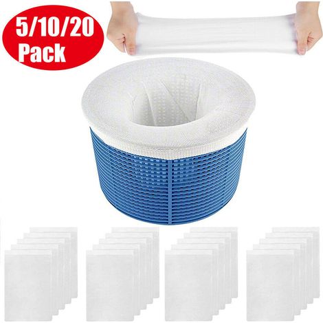 20 Stück Skimmer-socken Für Pool, Poolfilter-skimmer-socken, Pool-skimmer-socken, Ultrafeine Mesh-pool-skimmer-socken