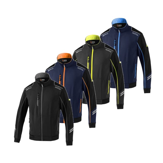 Sparco 02413BMAF Tech Light-Shell Arbeitsjacke Austin Blue M