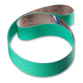 Sia Schleifband 150x2000mm Type 2803 - Schleifpapier für Metall Körnung 40, grün