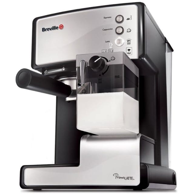 Breville PrimaLATTE VCF045X Kaffeemaschine Silber Schwarz