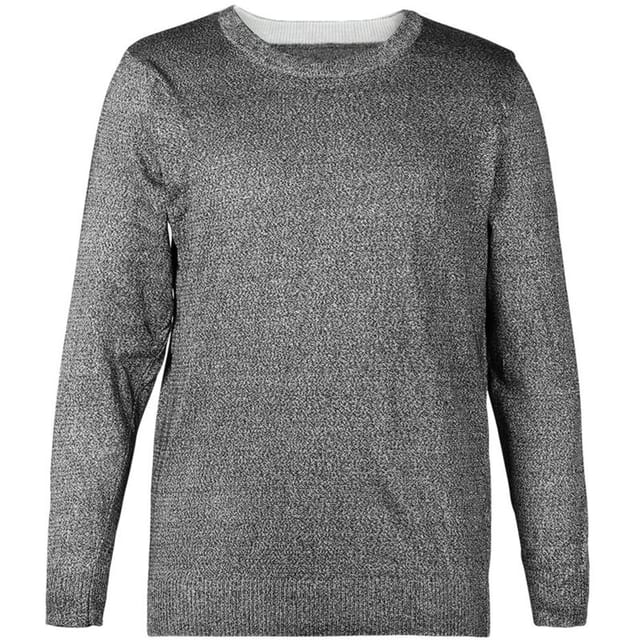 Eosnow Schnittfeste Anti-Schlitz-Kleidung, Schutzausrüstung der Stufe 5, Rundhalsausschnitt, lange rmel, XL (73 cm)