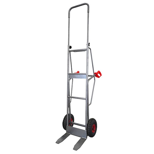 Matisère - Gemüsesackkarre mit Gabeln 250kg - Luftbereifte Räder - DMPO250-RG