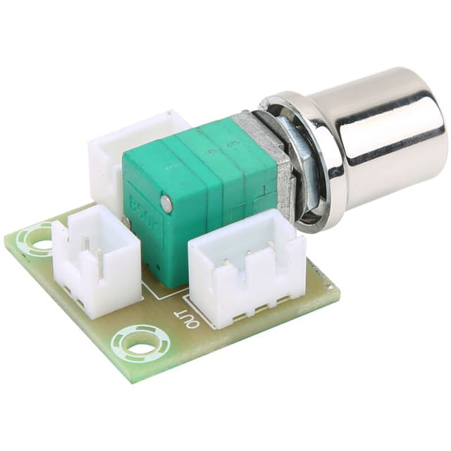 Duales 50k-Potentiometer-Lautstärkereglermodul mit Platine und Klemmensockel