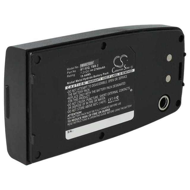 Akku Ersatz für Topcon BT-52Q, 51730, BT-52QA, TBB-2, TBB-2R für Messgerät (2700 mAh, 7,2 v, NiMH) - Vhbw
