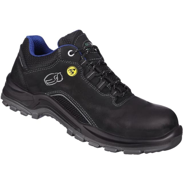 Leibwächter - Sicherheitshalbschuh Linz L3141 S3 Gr. 44 schwarz/blau