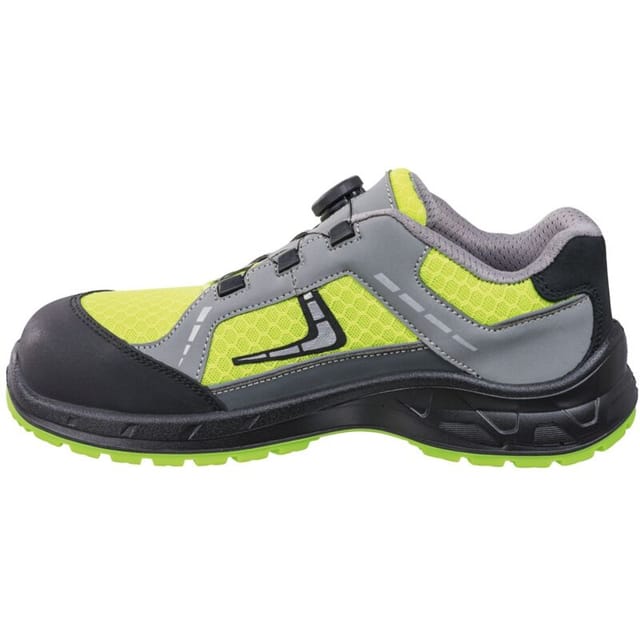 Leibwächter - Sicherheitshalbschuh Basel L1295 S1P Gr. 47 schwarz/grün