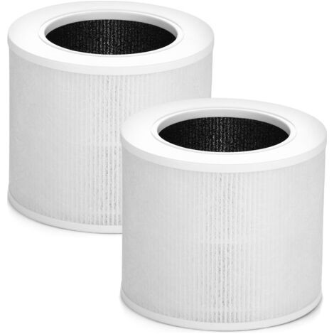 Lot De 2 Core Mini Filtres Hepa De Rechange Compatibles Avec Purificateur D'Air Levoit Core Mini, Core Mini Rf, 3 En 1 H13 Hepa, Numéro De Pièce Core Mini-rf