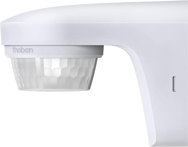 TheLuxa S180 wh Bewegungsmelder, Erfassungswinkel 180°, für Außenbereich - Theben