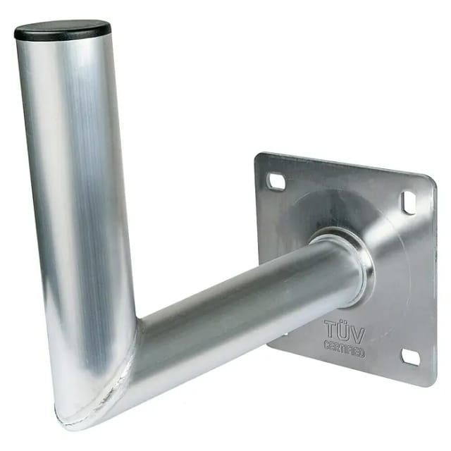 Aluminium Wandhalter (Ø 48 mm) - Wandabstand:250 mm
