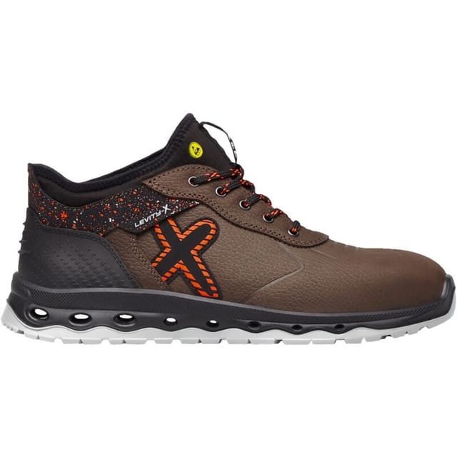 Feldtmann Levity-x Sicherheitshalbschuh venus S3 34582 Gr. 47 braun/orange