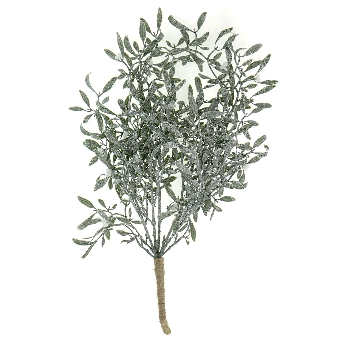 Dpi Weihnachtsdeko Mistelzweig Grün Beschneit 55 Cm - Kunstpflanzen