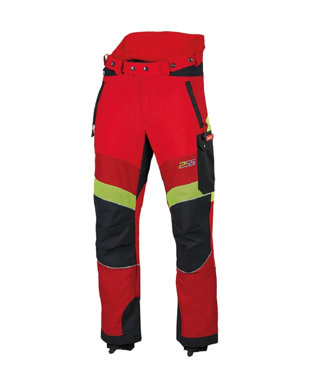 PSS Schnittschutzhose X-treme Breeze Rot/Gelb Größe 102 schlank und groß