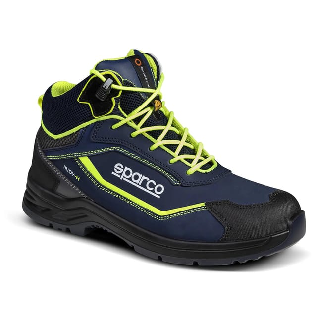 Sparco 07541BMGF Sicherheitsschuh Indy Richmond S1PS SR FO Blau/Gelb 47