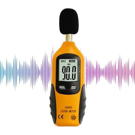 Threeh Dezibelmeter Digitaler Schallpegelmesser 30-130db Lcd-bildschirm Mit Hintergrundbeleuchtung Hohe Präzision Messung Für Zuhause, Fabrik, Klassenzimmer, Laute Nachbarn