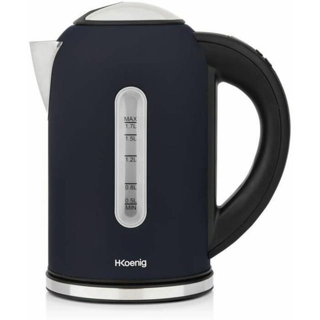 Hkoenig Boe56 programmierbarer Wasserkocher blau Nacht 1,7 L