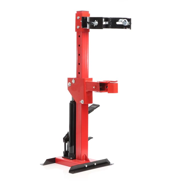 Xpotool - Hydraulischer Federspanner Spannkraft bis 1000 kg, 290 x 300 x 1020 mm, mit Standfuß, Werkzeug für Federbein Wechsel, Montage am Auto