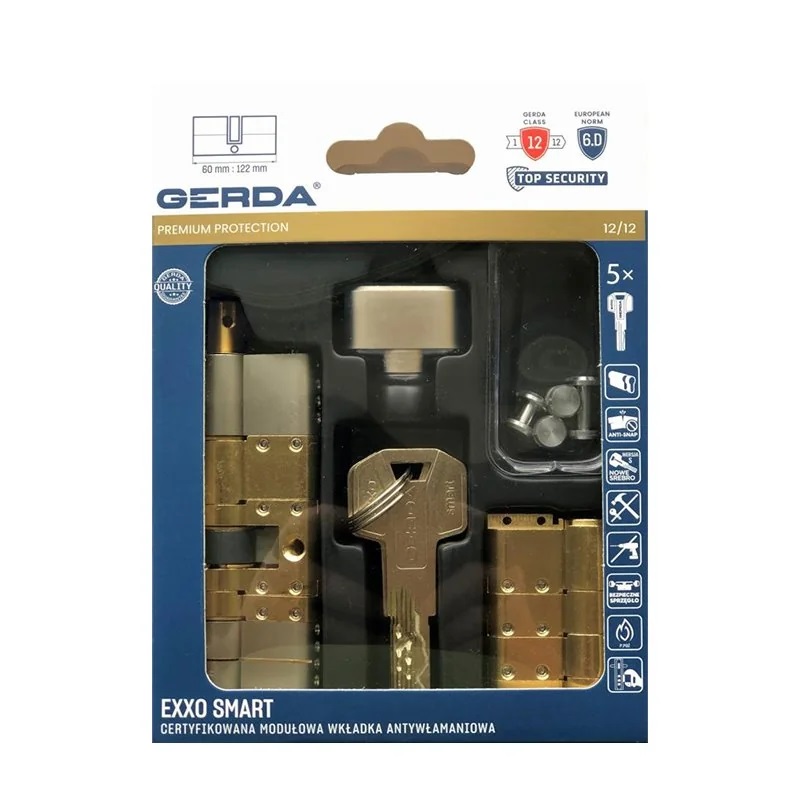 Exxo Smart Modulareinsatz, Satin Nickel M G61/61 - Mp Wk M56126