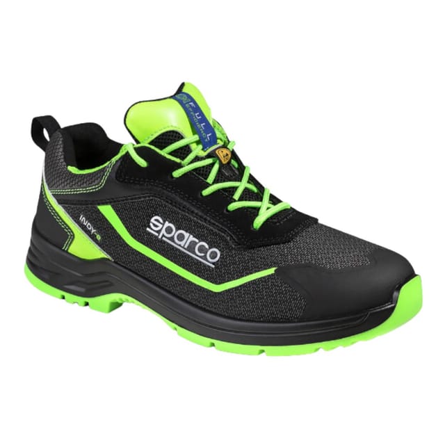 Sparco 07540NRVF Sicherheitsschuh Indy Forester S1PS SR FO Grün/Schwarz 42