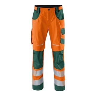 Kübler Hose reflectiq psa 2 warnorange/moosgrün Gr. 64