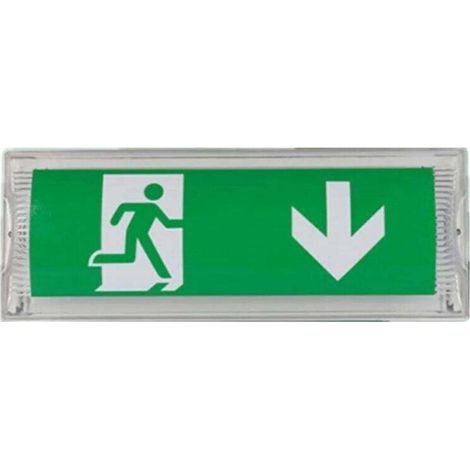 Led-notfallleuchte Mit Bis Zu 3 Stunden Akkulaufzeit, Schutzart Ip65, Notausgangsschild/leuchtschild, Hell