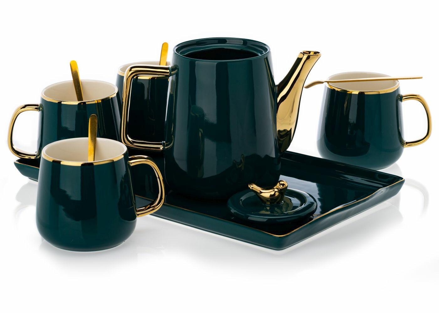 Noah Green Gold Kaffeeset