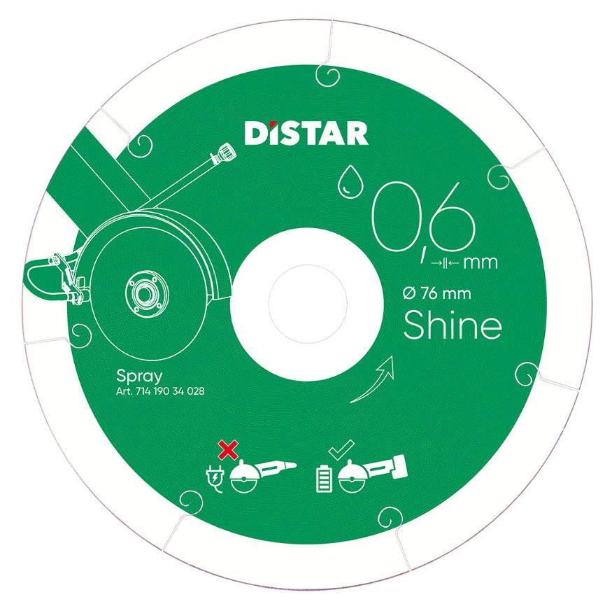 Shine Diamantscheibe 760,6610 - Td-di 7051
