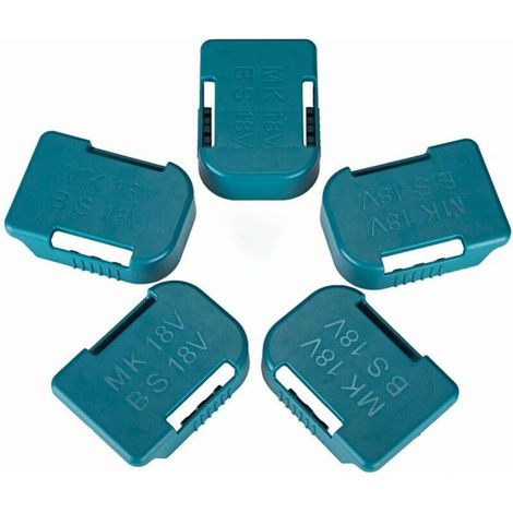 5er-pack Akku-halterungen Für Makita 18-v-akkus, Auch Passend Für Bosch 18-v-akkuhalterungen, Kompatibel Mit Den Akkus Bl1830, Bl1840, Bl1850, Bl1860, Bat609 Und Bat622