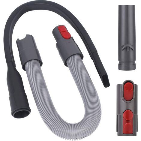 Flexibler Schlitzaufsatz Mit Adapteranschluss Für Dyson V15 V11 V10 V8 V7 Staubsauger, Teleskopischer Staubsaugerschlauch, Langer Flachdüsenaufsatz Zur Reinigung Von Ecken - Dyson Staubsauger.