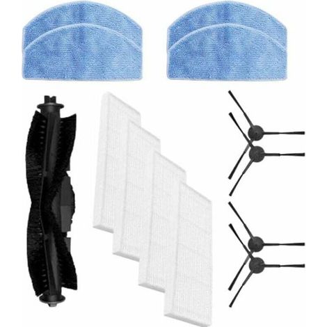Zubehörset Für Saugroboter G8000/g8000 Pro/honiture G20/laresar Evol 3, Ersatzteile Mit 1 Hauptbürste, 4 Seitenbürsten, 4 Hepa-filtern, 4 Wischtüchern