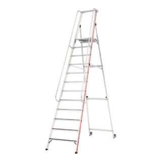 Matisère - Stehleiter 12 Stufen - Maximale Arbeitshöhe 4.80m - 868112