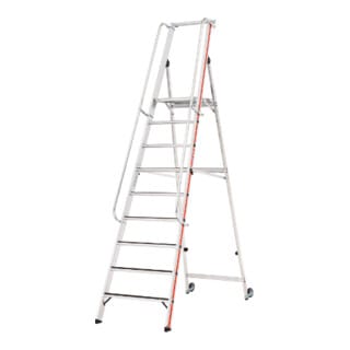 Matisère - Stehleiter 9 Stufen - Maximale Arbeitshöhe 4.11m - 868109