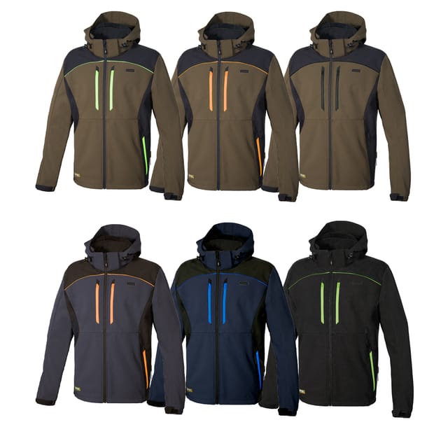 Klarbo Arbeits-Softshelljacke - 50 (eu) - Schlammfarbe - Cofra