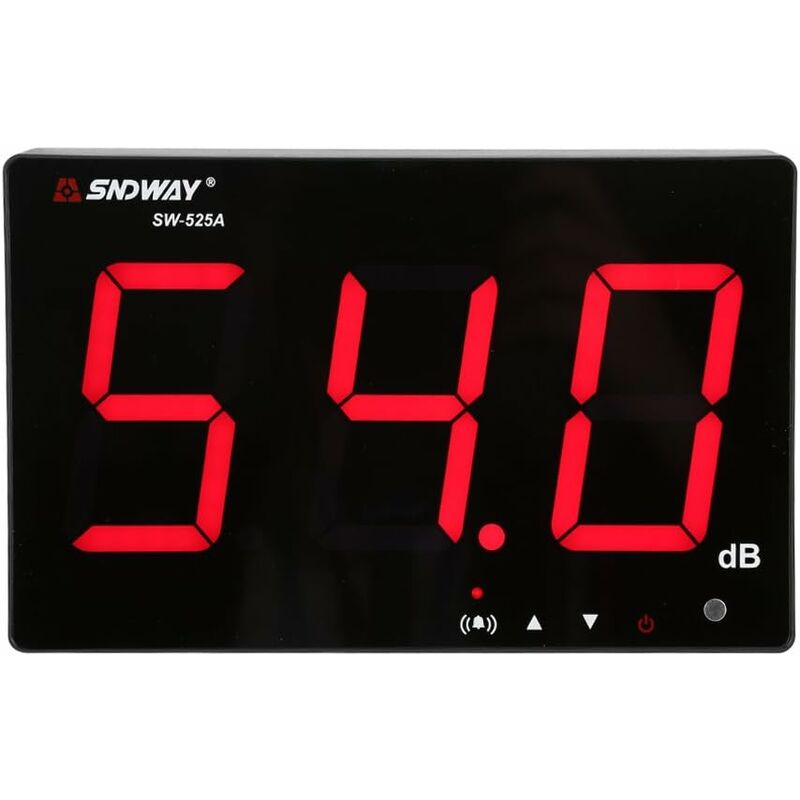 Schallpegelmesser-Recorder mit festen Alarmschwellen, tragbares LCD-Digital-Dezibelmessgerät 30130 dB Dezibelmessgerät zur Messung von Geräuschen