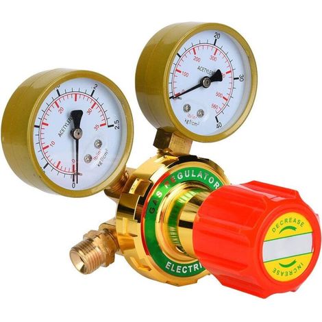 Acetylen-gasdruckregler, Schweißgas-druckminderer, Acetylen-manometer Für Gasschneidbrenner, Schneidkit G5/8 Cga580 (acetylen-ausgang 5/8)