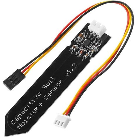 Bodenfeuchtigkeitssensor Modul Kapazitiver Hygrometer V1.2 Kompatibel Mit Arduino Und Raspberry Pi Inklusive E-book