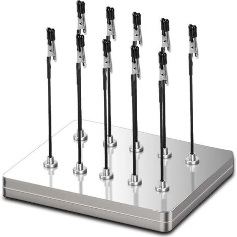 Dritte Professionelle Hand Mit Magnetischem Sockel. 10 Flexible Krokodilklemmen – Ideal Als Schweißhilfe