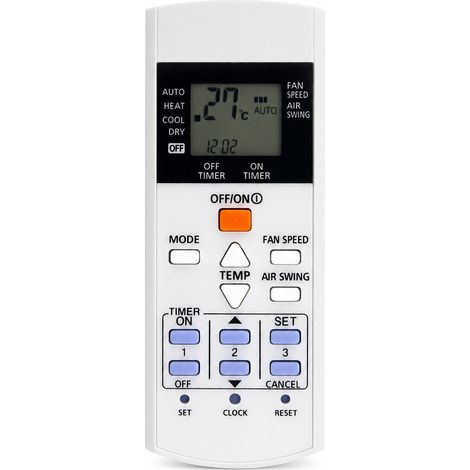 Klimaanlagen-fernbedienung Kompatibel Mit Panasonic A75c3623, A75c3716, 3297, 3625, 3407, 3399