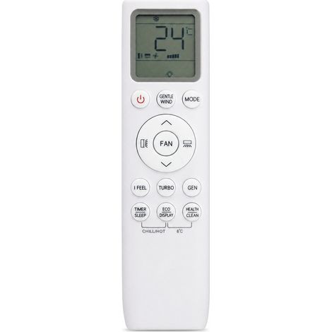 Klimaanlagen-fernbedienung Kompatibel Mit Tcl 002383, Hintergrundbeleuchtet, Tasten Auf Englisch