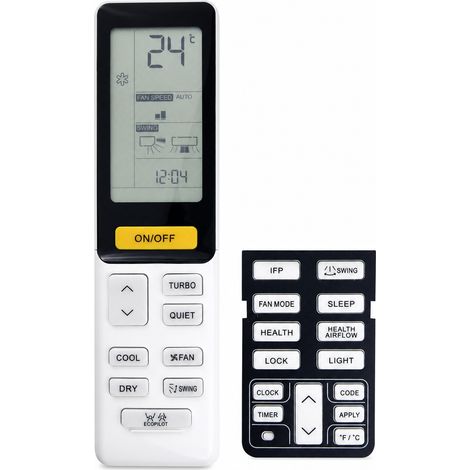 Klimaanlagen-fernbedienung Kompatibel Mit Haier 0010402886d, Kühlen Und Heizen