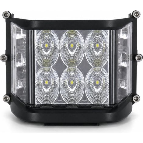 60 W Led-arbeitsleuchte Weiß Und Gelb, 3-seiten-beleuchtung, Für Gabelstapler Und Geländefahrzeuge