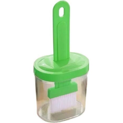 Ölflaschen-bürstenset - Enthält Eine Ölflasche Und Eine Bürste - Für Küche, Backen Und Grillen - Grün