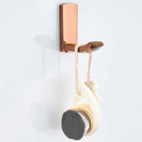 Einfache Goldene Messing-wandhaken Für Kleidung, Hüte, Handtücher, Küchen- Und Badezimmerhaken