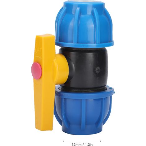 Hochwertige Pe-wasserleitungsarmaturen, Schneller Austausch Des 32mm Kugelhahns