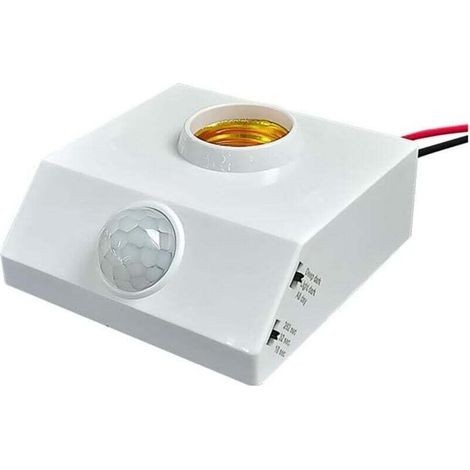 E27 Led-lampenfassung Mit Pir-bewegungsmelder, Infrarotsensor, Lampenhalter 220v, Bewegungsmelder-lampenfassung Mit Dimmer