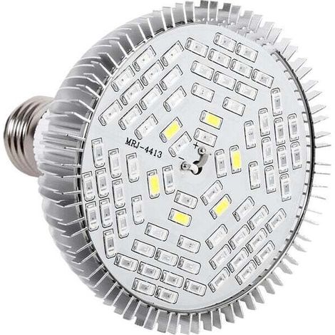1 Stück 50 W Vollspektrum E27 Led-pflanzenlampe, Hortikultur-licht Für Garten, 78 Leds