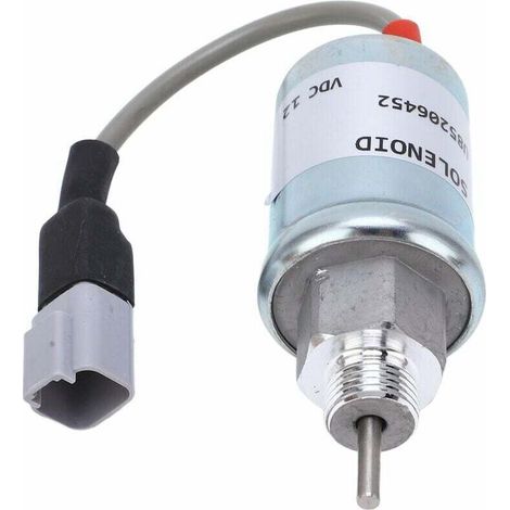 Absperrventil Für Kraftstoff, 12 V Absperrventil Für Kraftstoff 185206452 Robuster Ersatz Für Perkins Gg - 402d-15 Gh - 403d-07