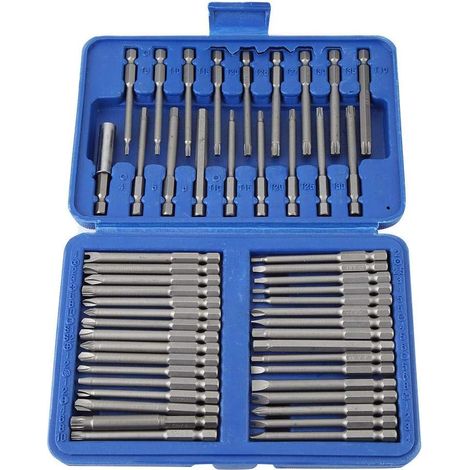 50-teiliges Set Mit Elektrischen Schraubendreherbits, Inklusive Phillips-, Schlitz-, Torx- Und Spezialbits