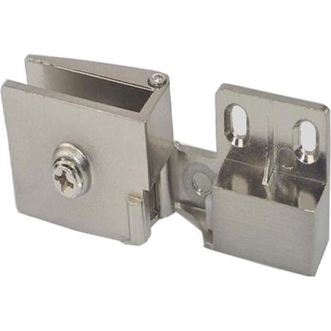 1 Paar Rahmenlose Glastürscharniere, Seitlich Eingelassene Glasvitrinen-scharniere, Duschtürscharniere, Ersatzteile Für Glas- Und Möbeltüren