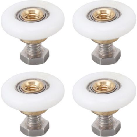 4er-set Duschttürrollen, Lagerrollen, Ersatzrollen Für Glastüren Im Badezimmer, 20 Mm