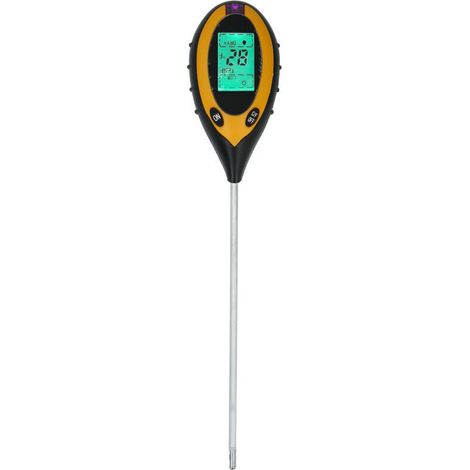 Verbesserter 4-in-1-boden-ph-meter, Digitaler Feuchtigkeitsmesser, Feuchtigkeitstester Für Pflanzen, Hygrometer, Licht- Und Ph-tester Für Topfpflanzen, Gärten Und Rasenflächen